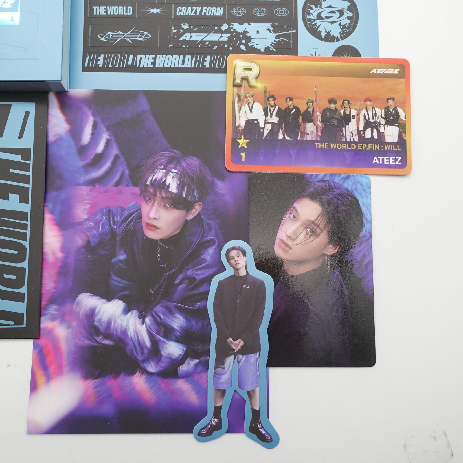 ATEEZ ホンジュン　ウヨン　トレカ ATEEZ ウヨン ホンジュン THE WORLD EP.FIN WILL トレカ フォトカード