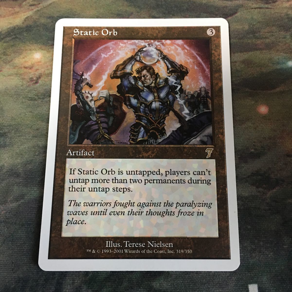 kw13 50 静態の宝珠 Static Orb 7ED 英語 MTG 白枠