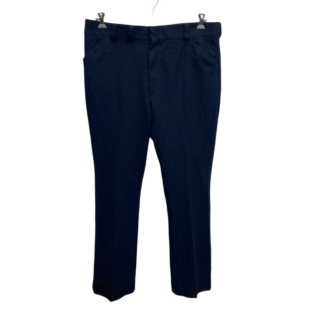 AllSeason スラックス XL～ ネイビー フォーマル シンプル