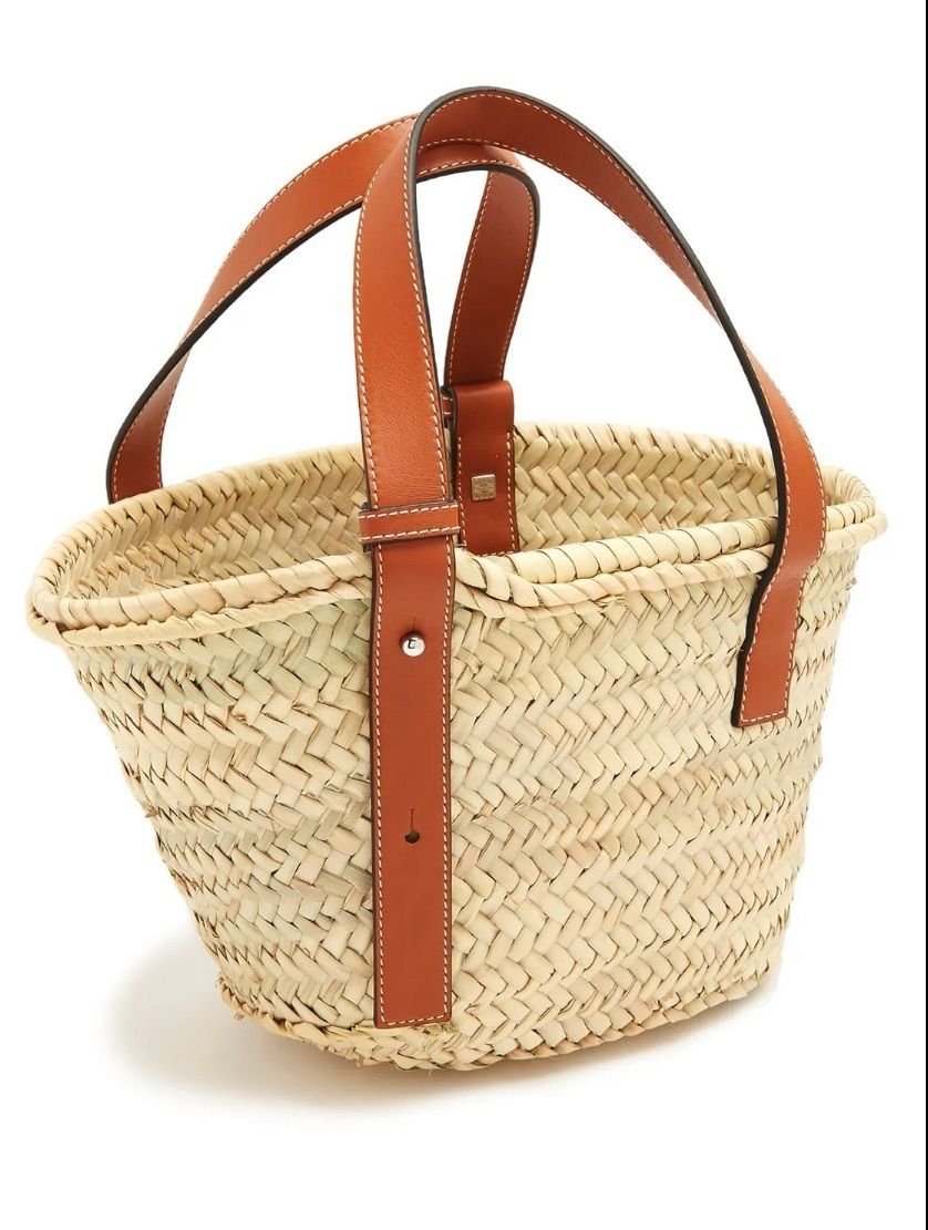 LOEWE S ロゴ ラフィア トートバッグ 籠バッグ 関税込 かご カゴ