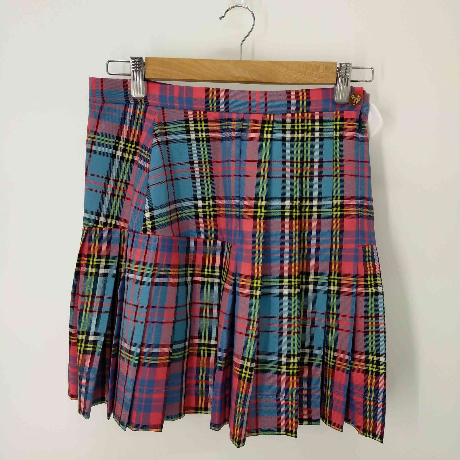 ヴィヴィアンウエストウッド Vivienne Westwood SUMMER KILT スカート ブルーマック マックマラタータンチェック Mac  Andy AOYAMA 20th Anniversary レディース JPN：40 - メルカリ