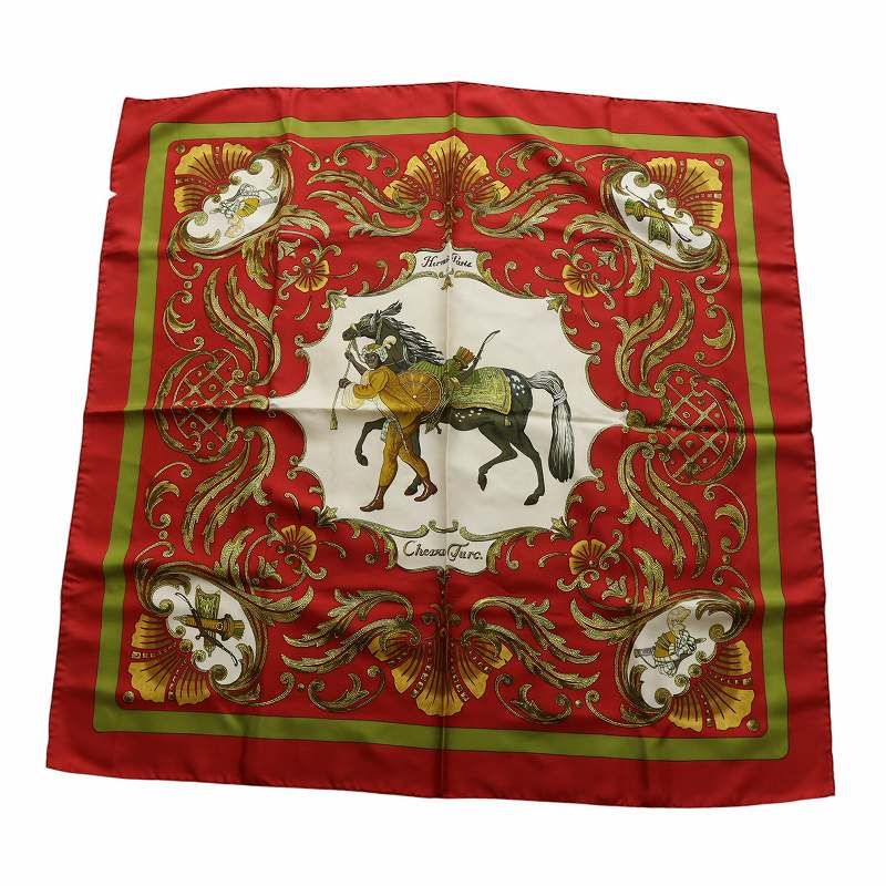 HERMES エルメス カレ90 Cheval Turc エルメス HERMES カレ90 Cheval Turc トルコの馬 大判スカーフ
