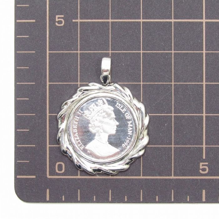 ⭐︎ピッタ⭐︎返金用、購入禁止 併売商品※◇中古状態良好◇ペンダントトップ マン島 キャット 1