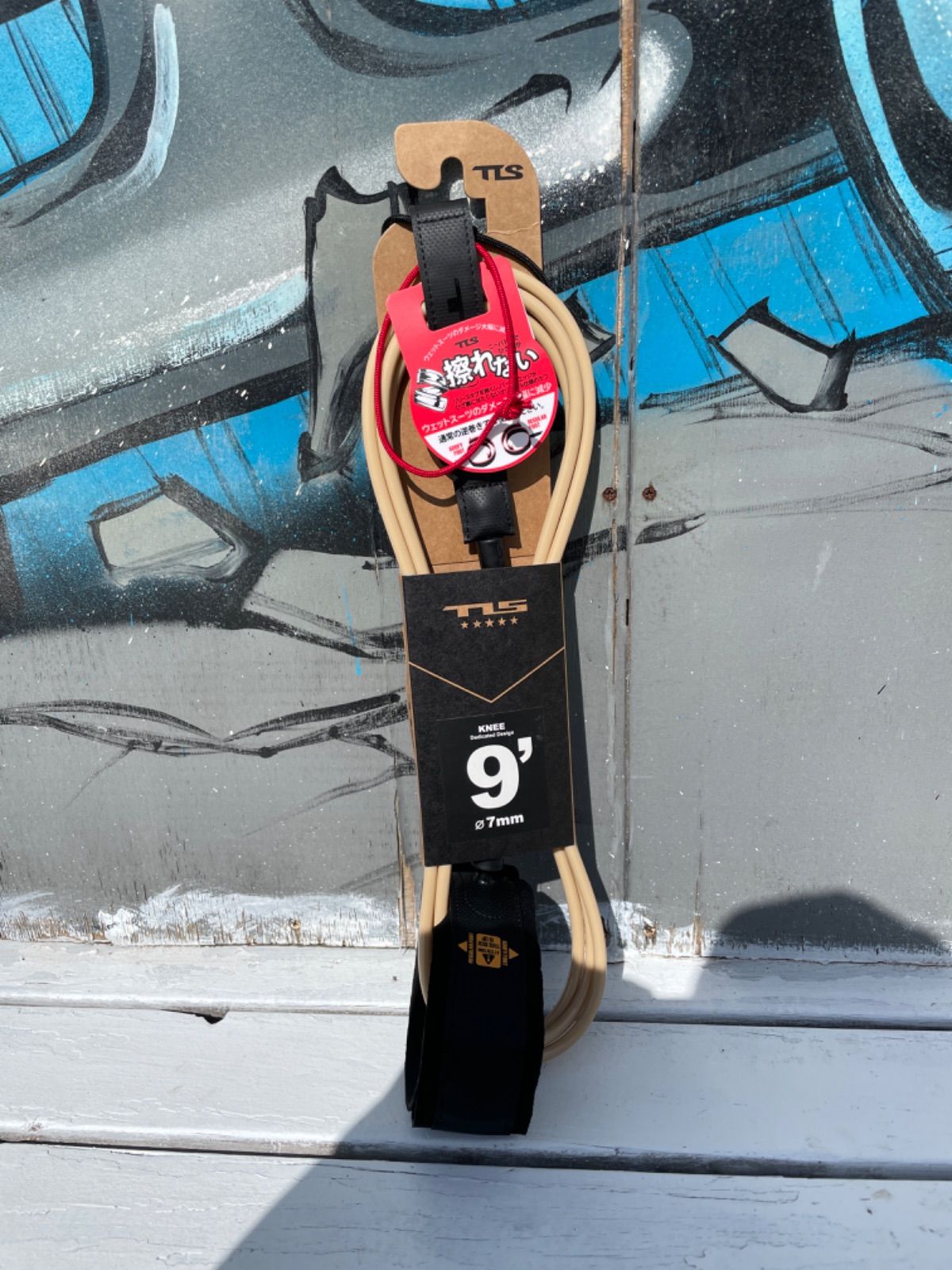 TLS FIVE STAR LEASH KNEE 9ft x 7mm ツールス サーフィン リーシュ
