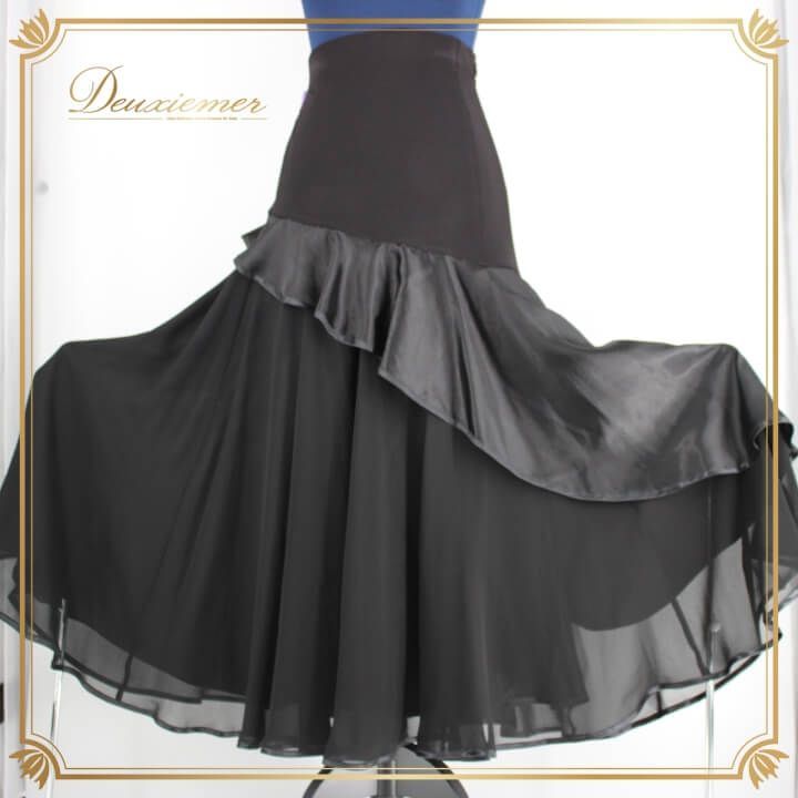 社交ダンス 衣装 スタンダード スカート レッスンウェア レディース