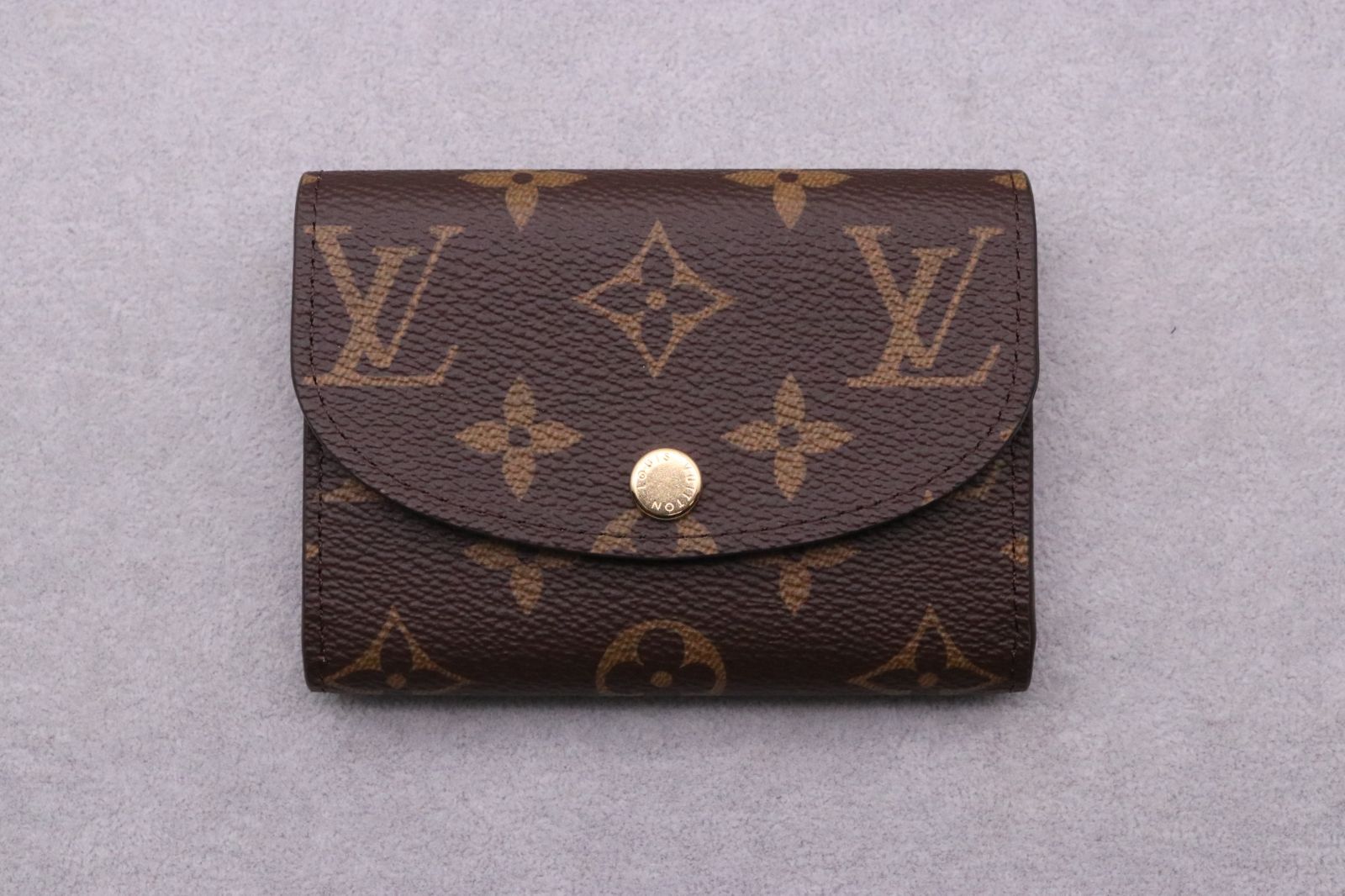 未使用品 Louis Vuitton ルイ ヴィトン モノグラム フューシャ ポルトモネ ロザリ 財布 N64423 新品同様