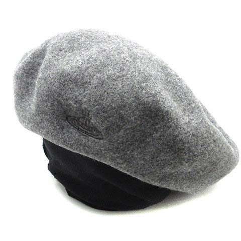 ヴィヴィアンウェストウッド Vivienne Westwood ベレー 帽子 ORB刺繍