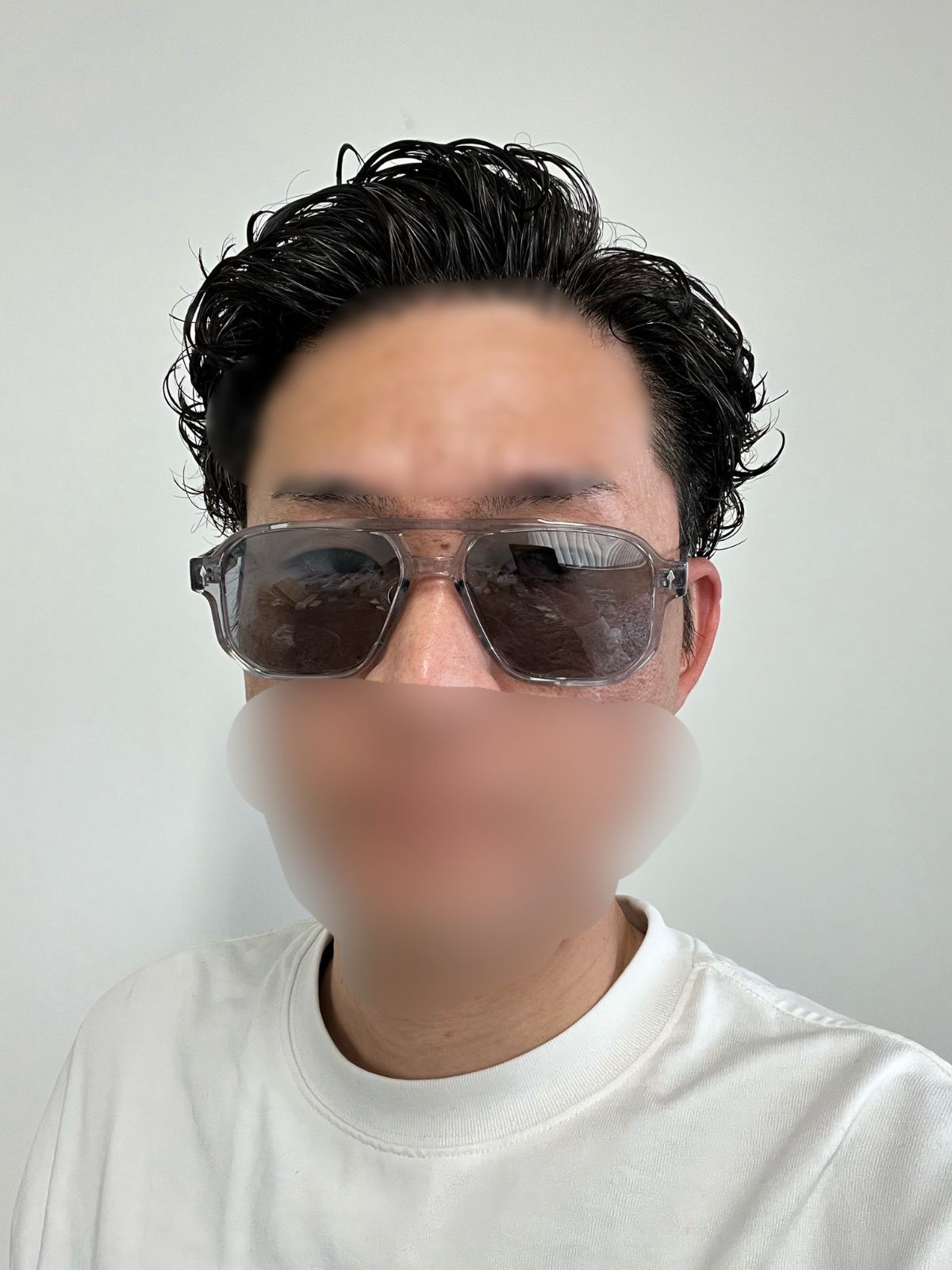 ティアドロップ　サングラス　クリアグレー　セーフティグラス　アイウェア　クラシック　ヴィンテージ　アメリカン　ヨーロッパ　オプティカル　眼鏡　メガネ　トンボ型　50's 60's メンズ　レディース　新作　バイカーシェード　#tadrG