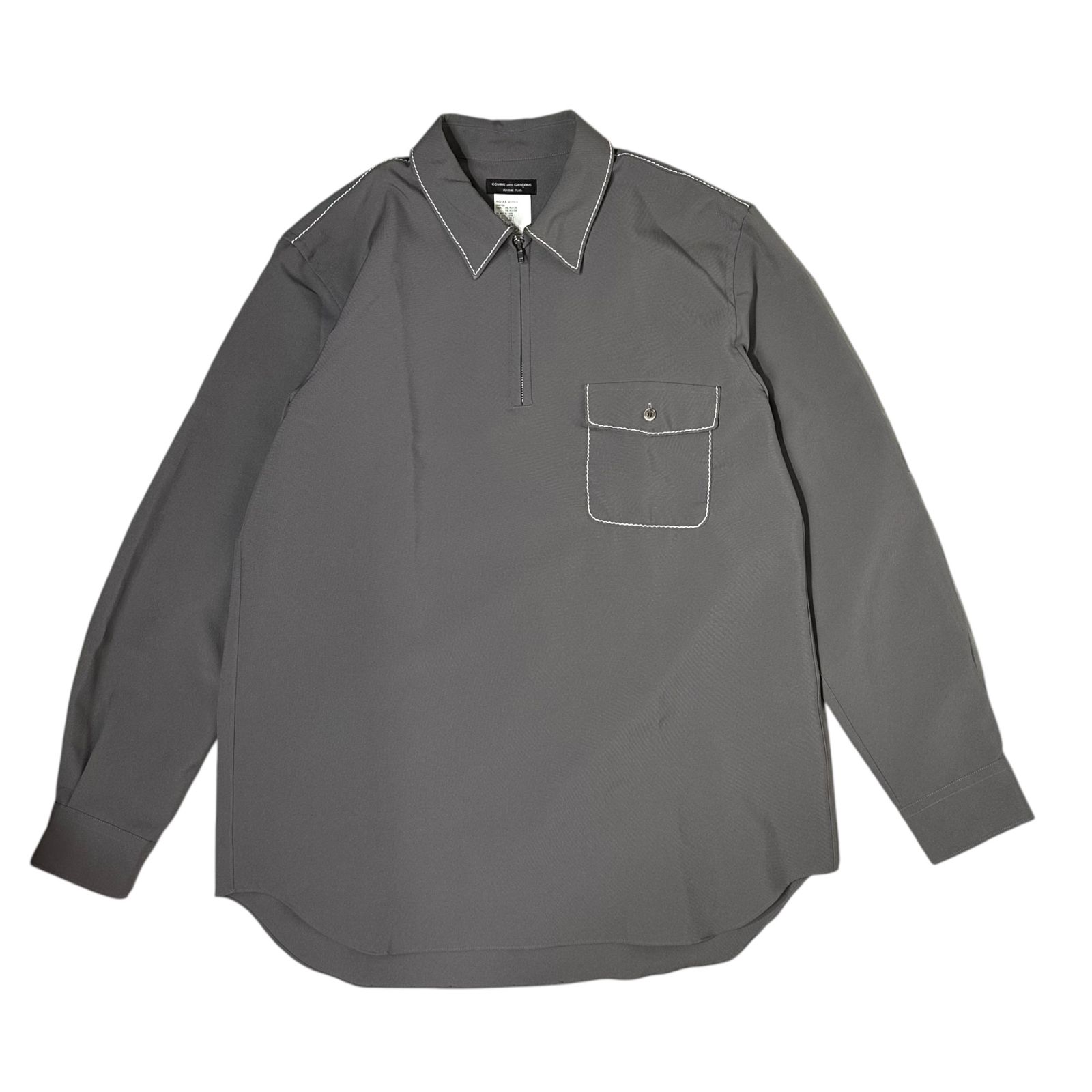 99aw COMME des GARCONS HOMME ステッチベロアシャツ 99aw COMME des GARCONS HOMME ステッチベロアシャツ