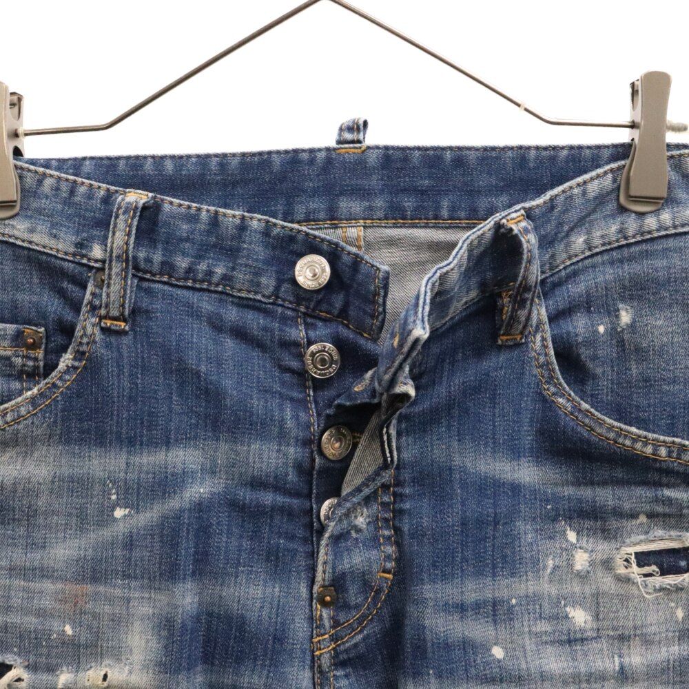DSQUARED2 (ディースクエアード) 19AW RIPPED WHITE SPOTS WASH