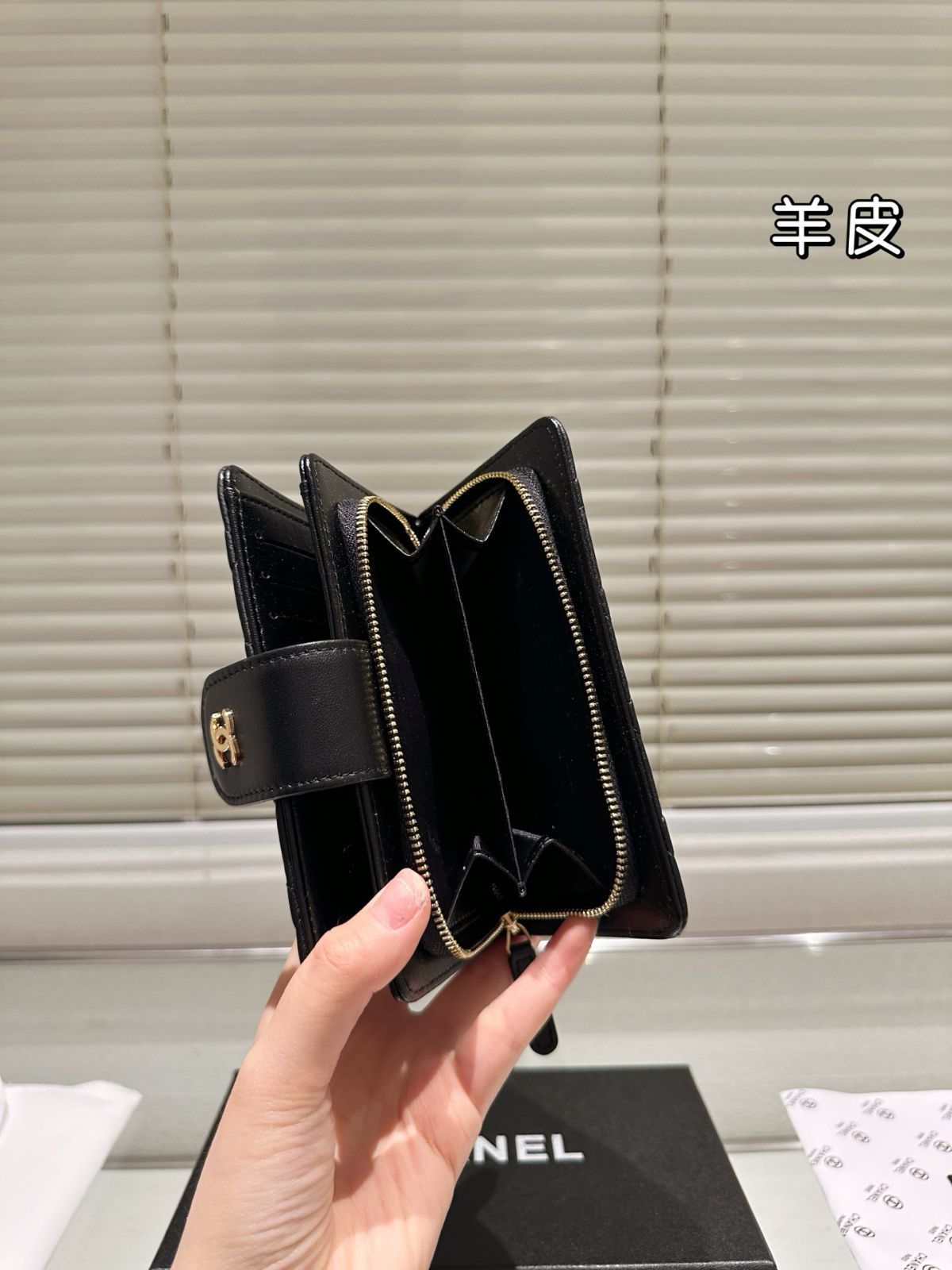♪超レア CHANEL 14C チェーンウォレット ゴールド 国内発送♪ 今日特価】Chanel ウォレット（ギフトボックス付）High Quality