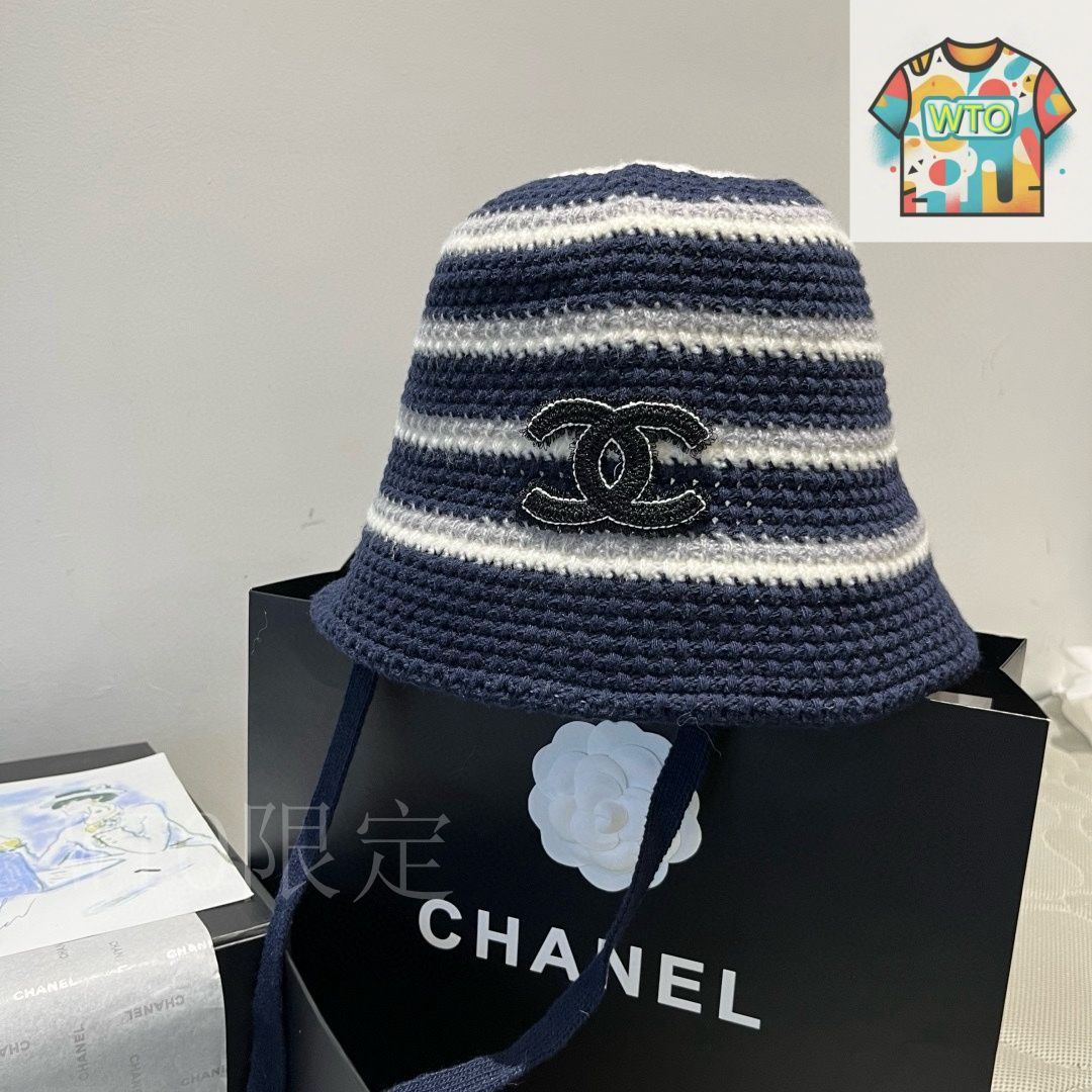 今日WTO】Chanel 新着 編み物 フィッシャーマンハット-VF09