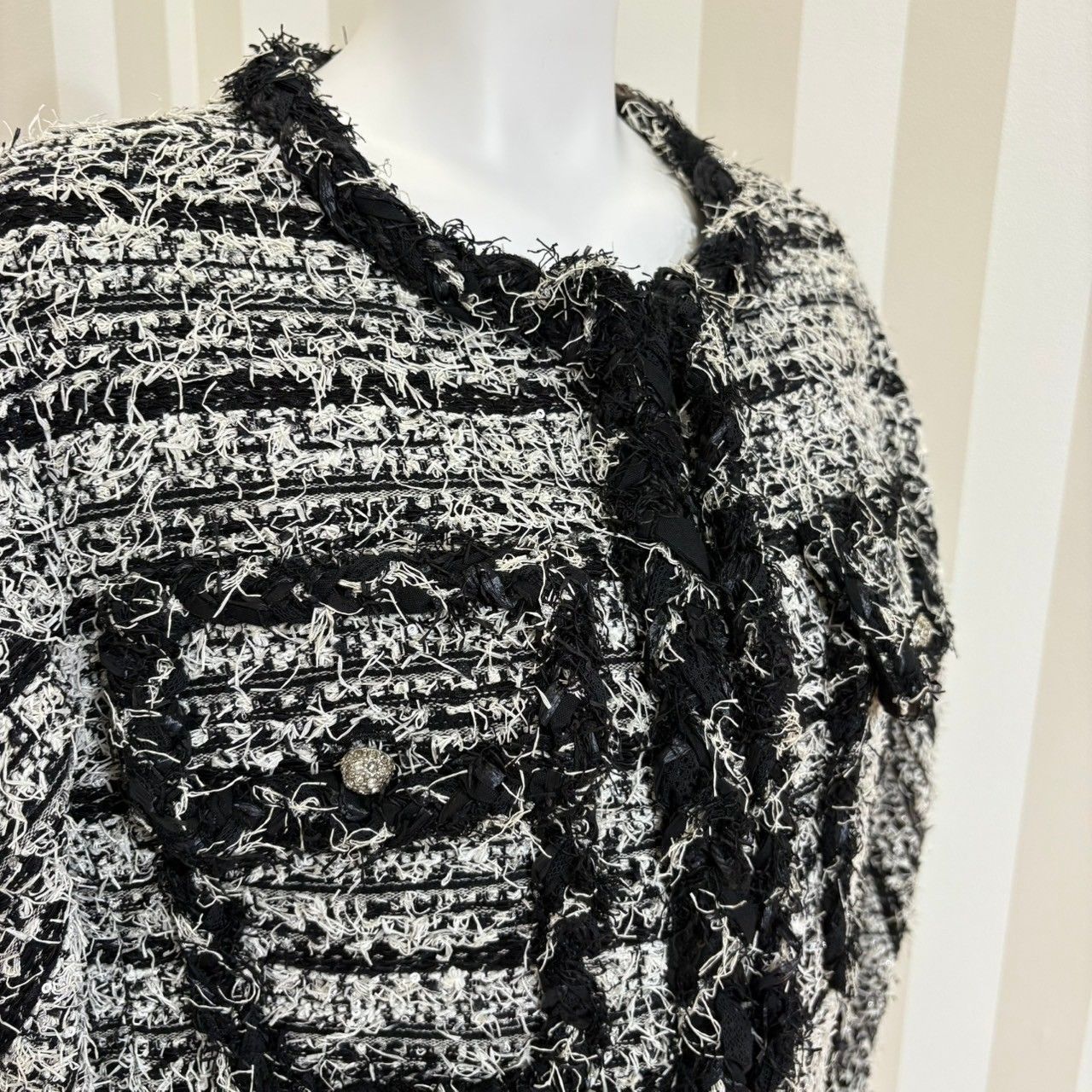 【未使用】leur logette ツイードジャケット ☆leur logette ルールロジェット ツイードジャケット ノー