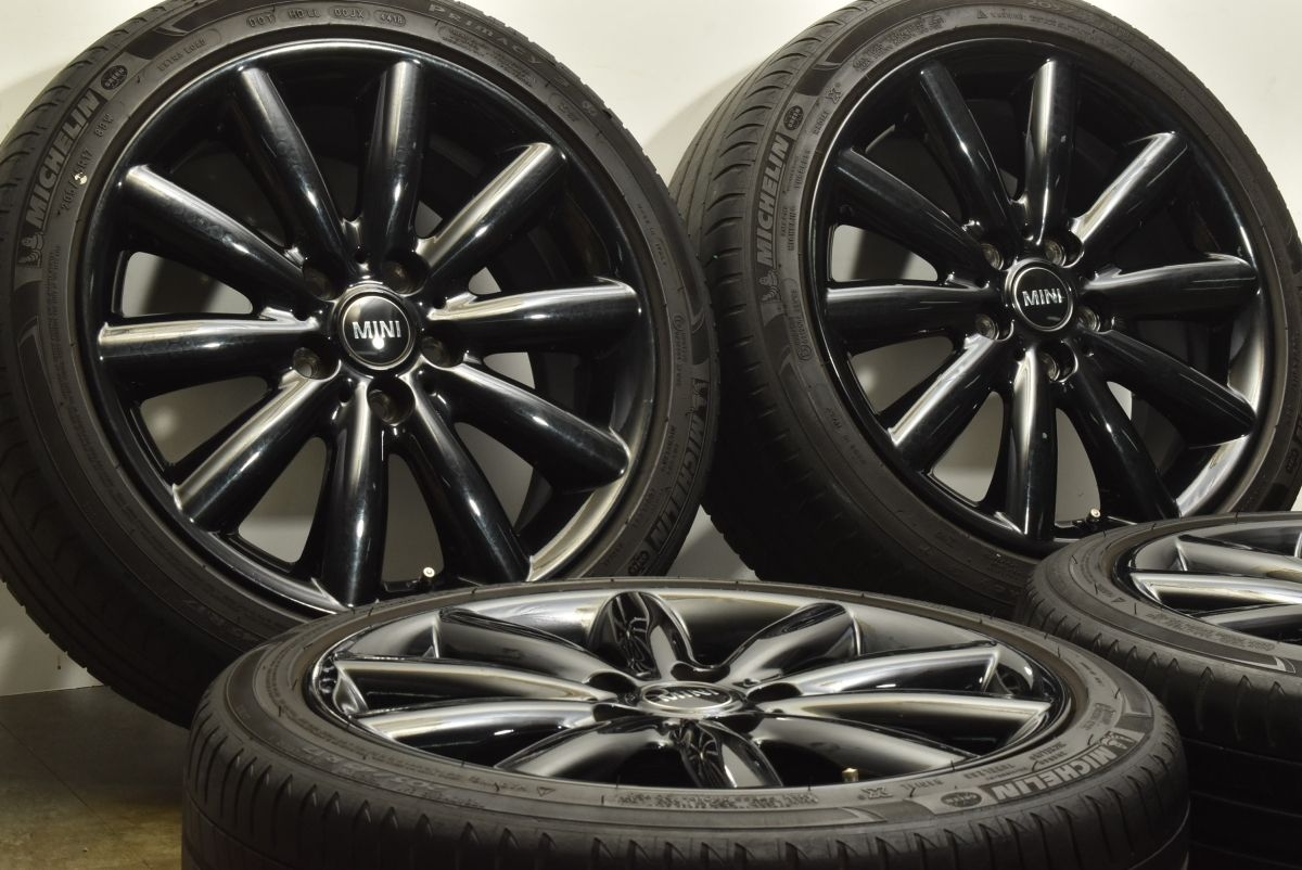 MINI F55 F56 クーパー 純正OP 17in 7J 54 PCD112 ミシュラン プライマシー3 205 45R17 品番 6855109 F57 コンバーチブル 流用
