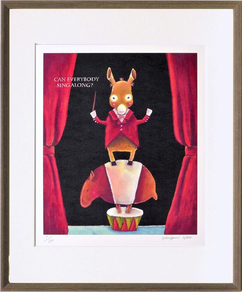 村上隆 森のコロボックル（コロポックル）額装済 村上隆 新作ポスター