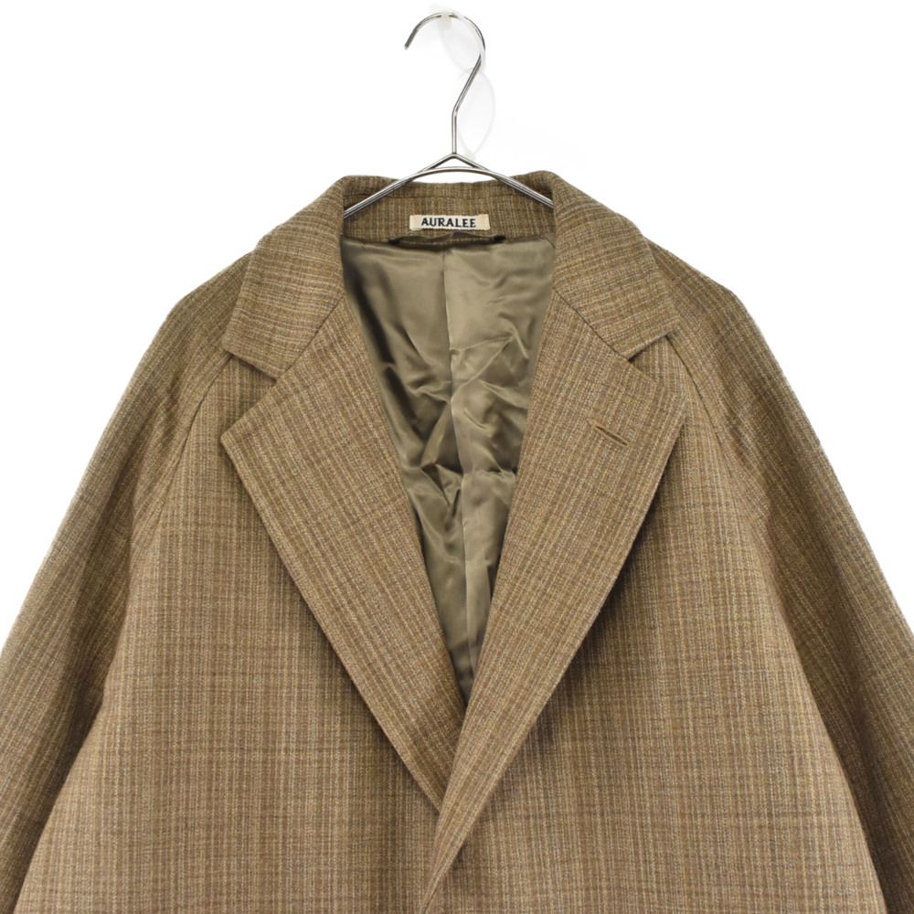 AURALEE (オーラリー) BLUEFACED WOOL DOUBLE CLOTH CHESTERFIELD COAT