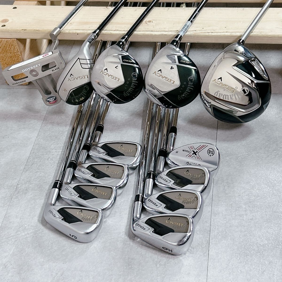 X985 キャロウェイ メンズ ゴルフ クラブ セット 14点 S200 黒 - メルカリ