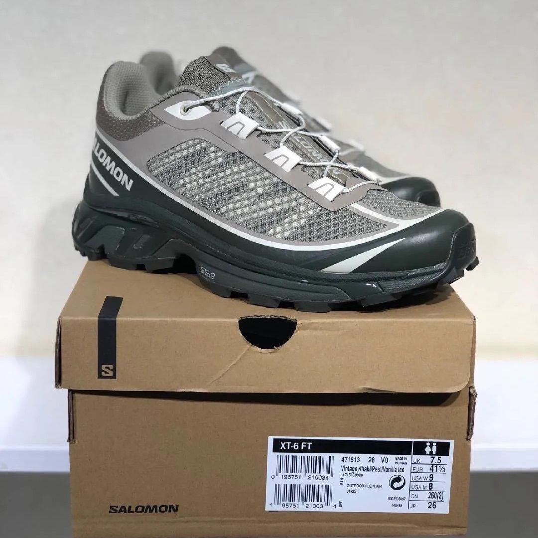 Salomon XT-6 FT Vintage Khaki 26 - スニーカー