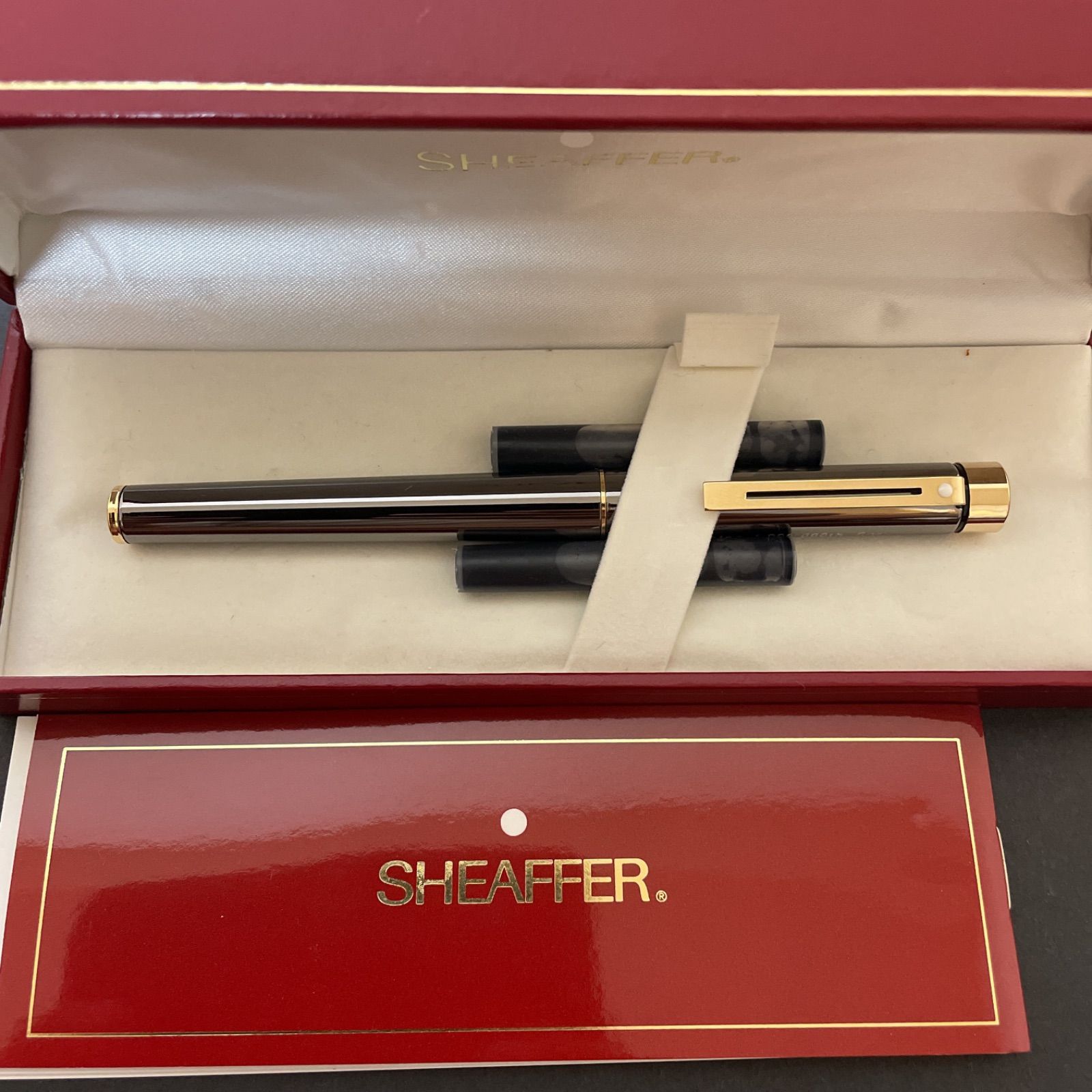 SHEAFFER シェーファー 万年筆 14k 585 タルガ ケース付 - メルカリ