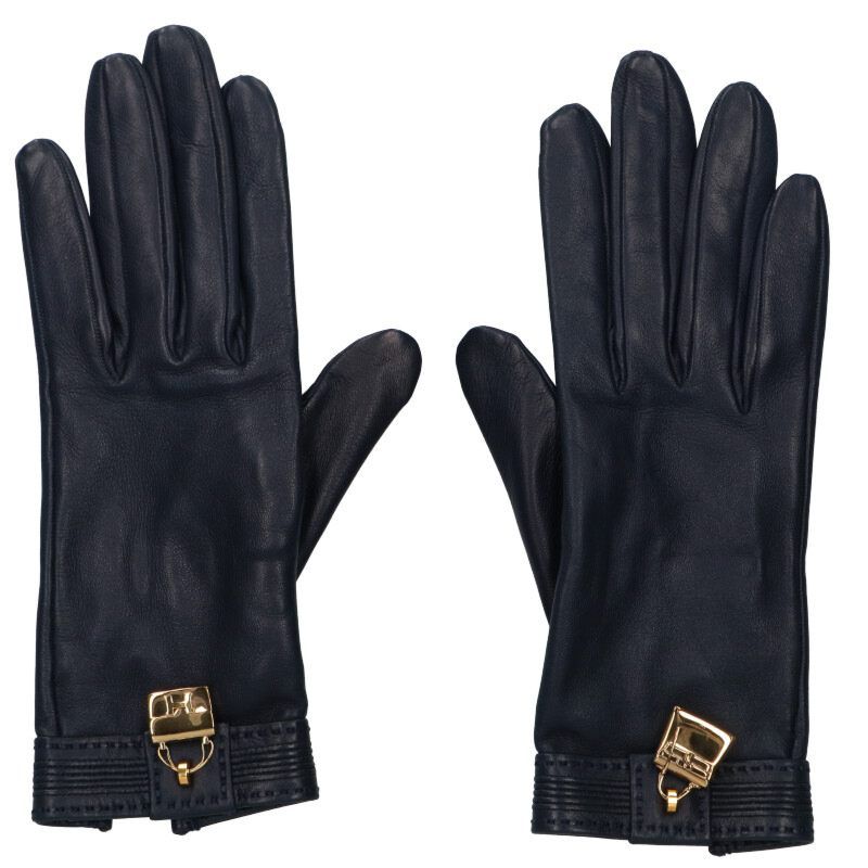 【HERMES エルメス】手袋　ケリーチャーム　コンスタンスチャーム レザー HERMES エルメス】手袋ケリーチャームコンスタンスチャーム レザー