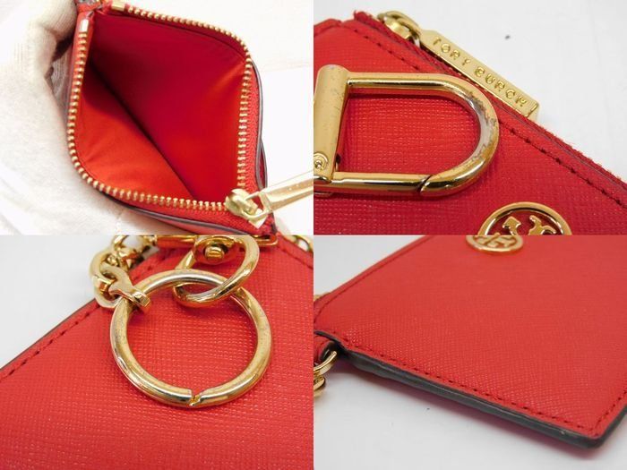 TORY BURCH トリーバーチ □ コインケース 小銭入れ レッド