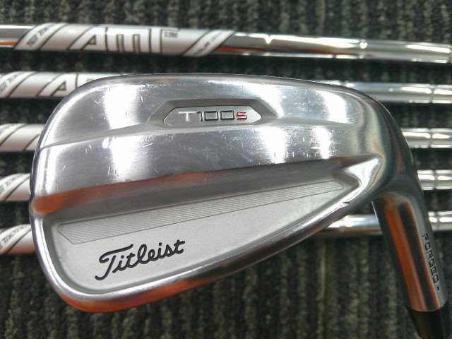 中古 アイアンセット タイトリスト T100S 2021/AMT TOUR WHITE