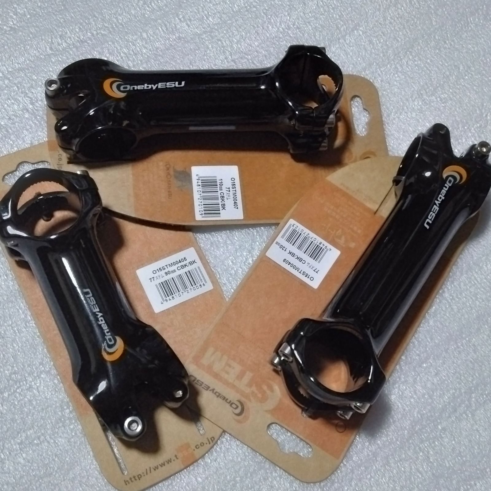 中古】OnebyESU(ワンバイエス) 77ステム 110 CBK/BK クリア