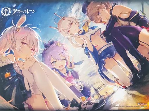 中古】タペストリー 集合 B2タペストリー 「アズールレーン」 C98