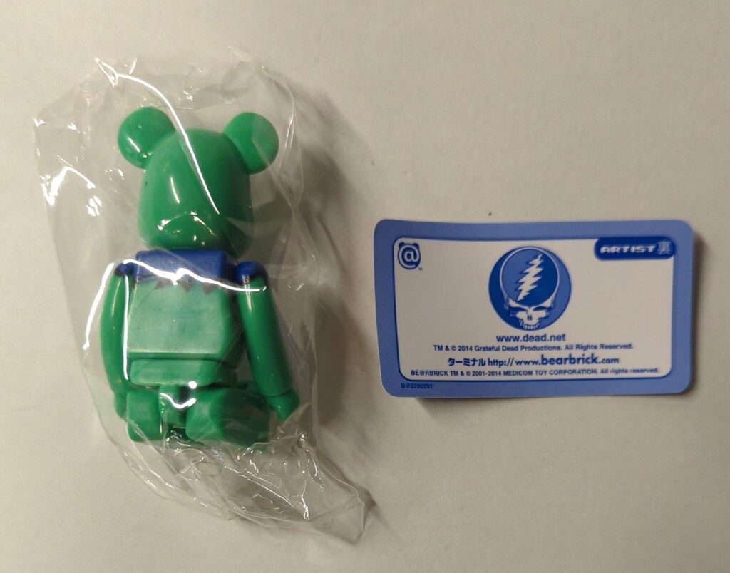 MEDICOMTOY BE@RBRICK ARTIST裏 グレイトフルデッド(緑) 100