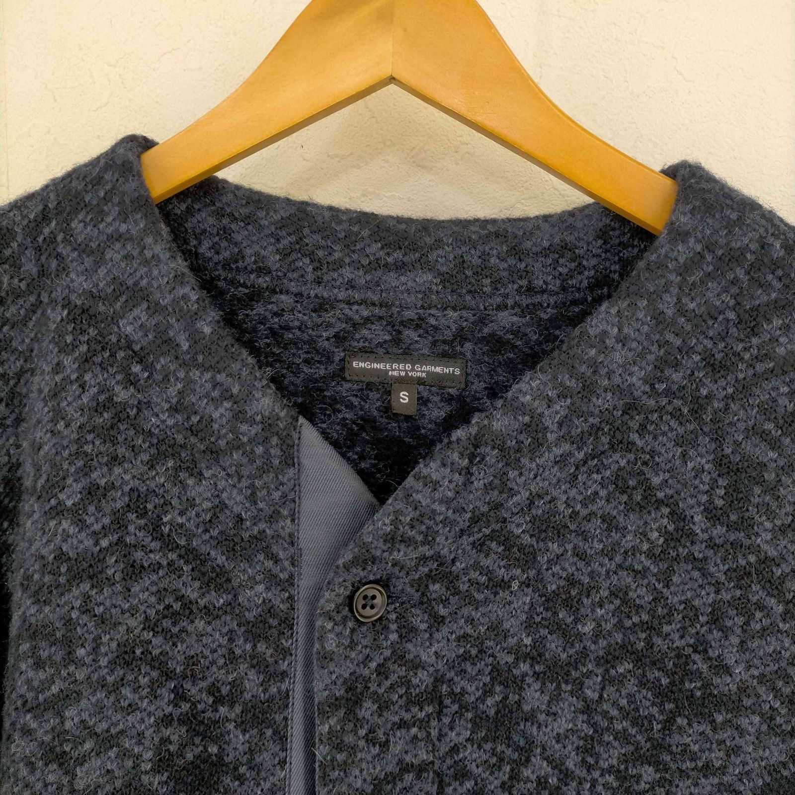 エンジニアードガーメンツ Engineered Garments USA製 Knit Cardigan V