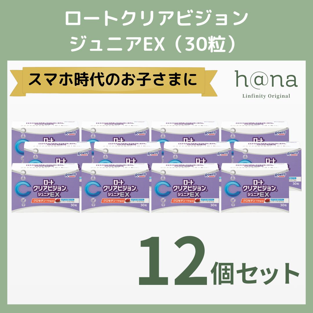 ロートクリアビジョン ジュニアEX(30粒) 【12個セット ロートクリアビジョン ジュニアEX(30粒) 【12個セット