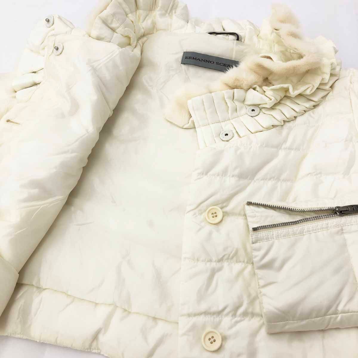 良好 Ermanno Scervino エルマノシェルビーノ ダウンジャケット サイズ 