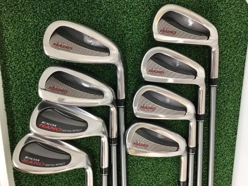 マジェスティゴルフ 旧マルマン EXIM NANO EXTRA IMPACT 8 S アイアンセット IR EX-05 フレックスR メンズ 男性用 右利き 右用 Cランク ゴルフクラブ