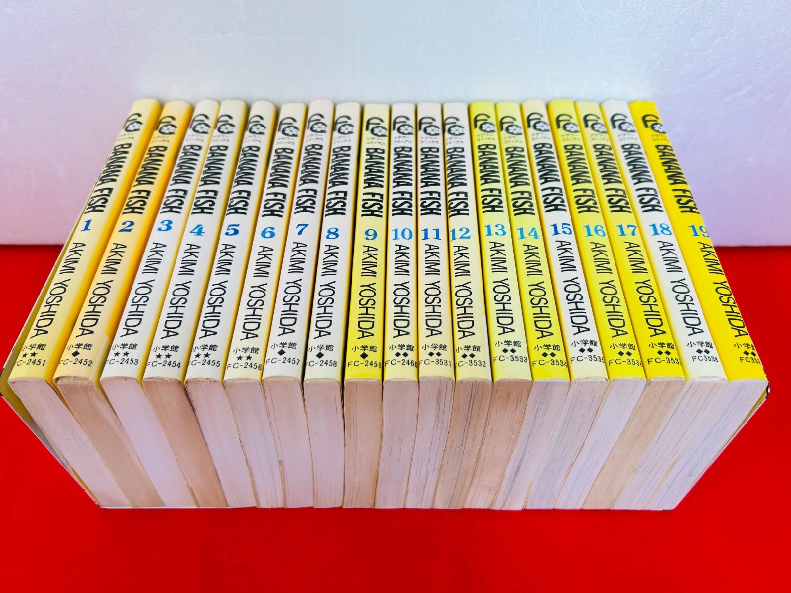 漫画コミック【BANANA FISHバナナフィッシュ1-19巻・全巻完結
