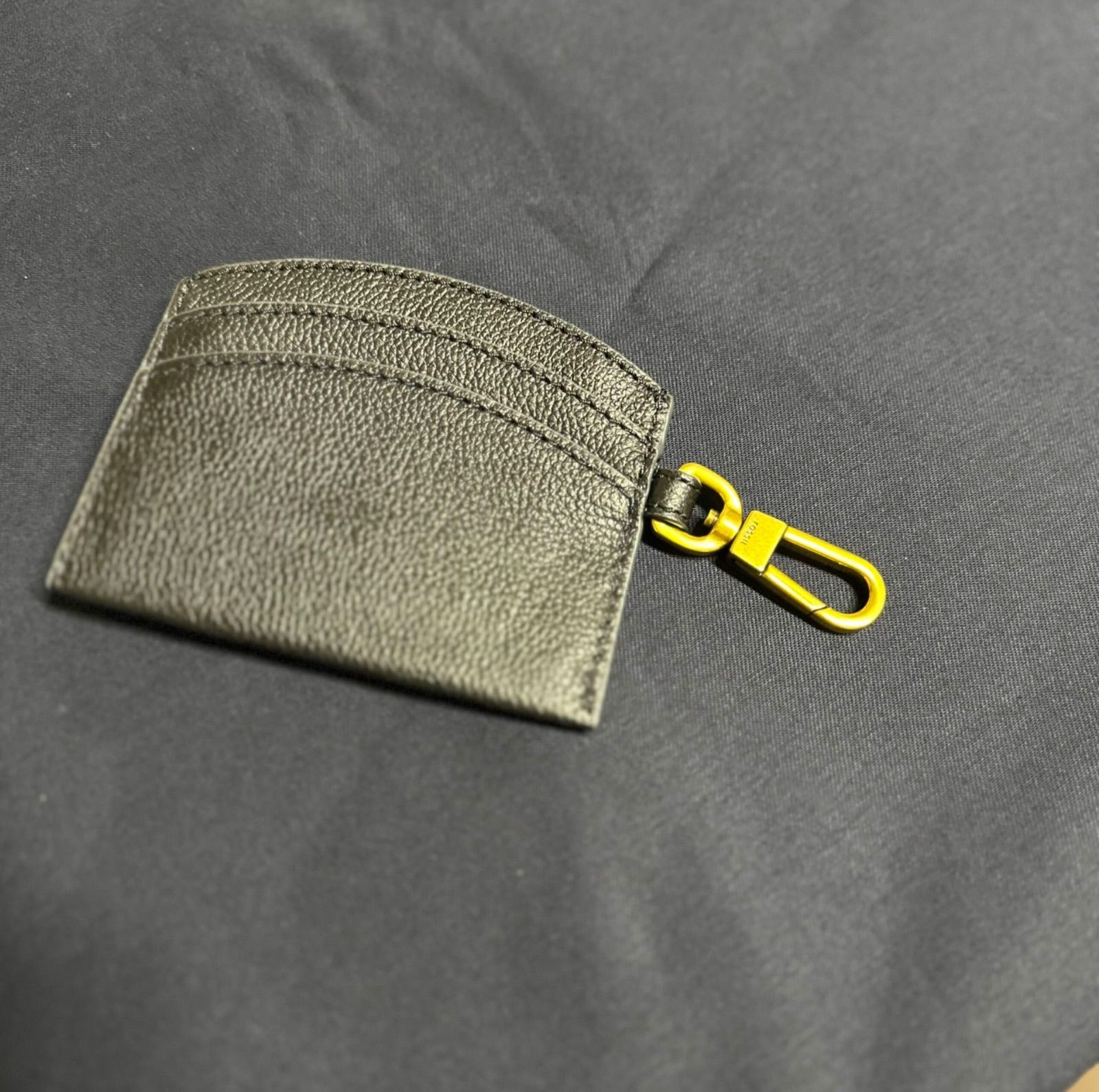 新品【フォッシル 】Fossil ソフィア レザー カードケース ブラック  