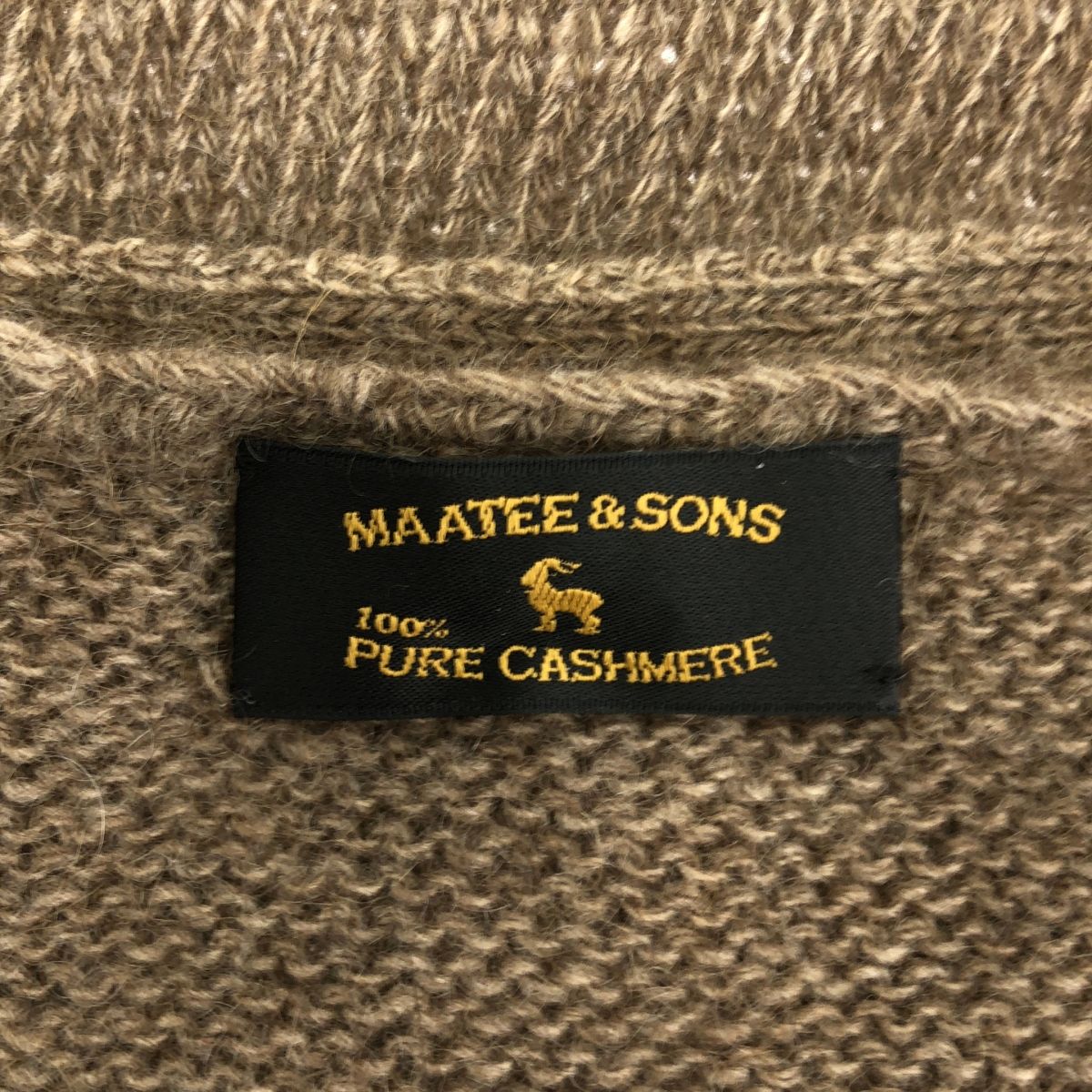 新品】 MAATEE&SONS / マーティー&サンズ | 2024AW | カシミヤミンク