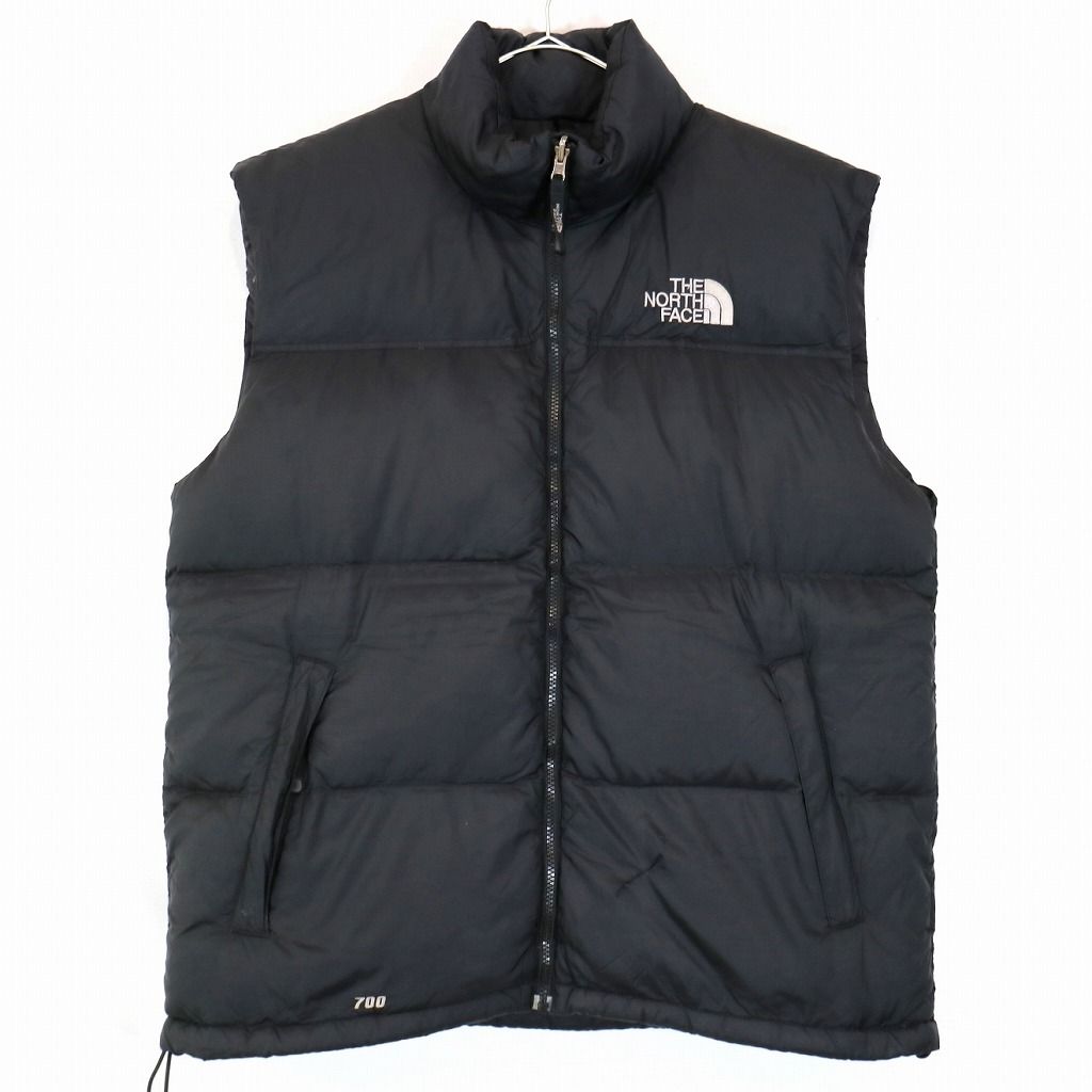 人気★ノースフェイス　ダウンベスト　ブラック　S 700フィル THE NORTH FACE (ザ ノースフェイス) ダウンベスト ヌプシベスト