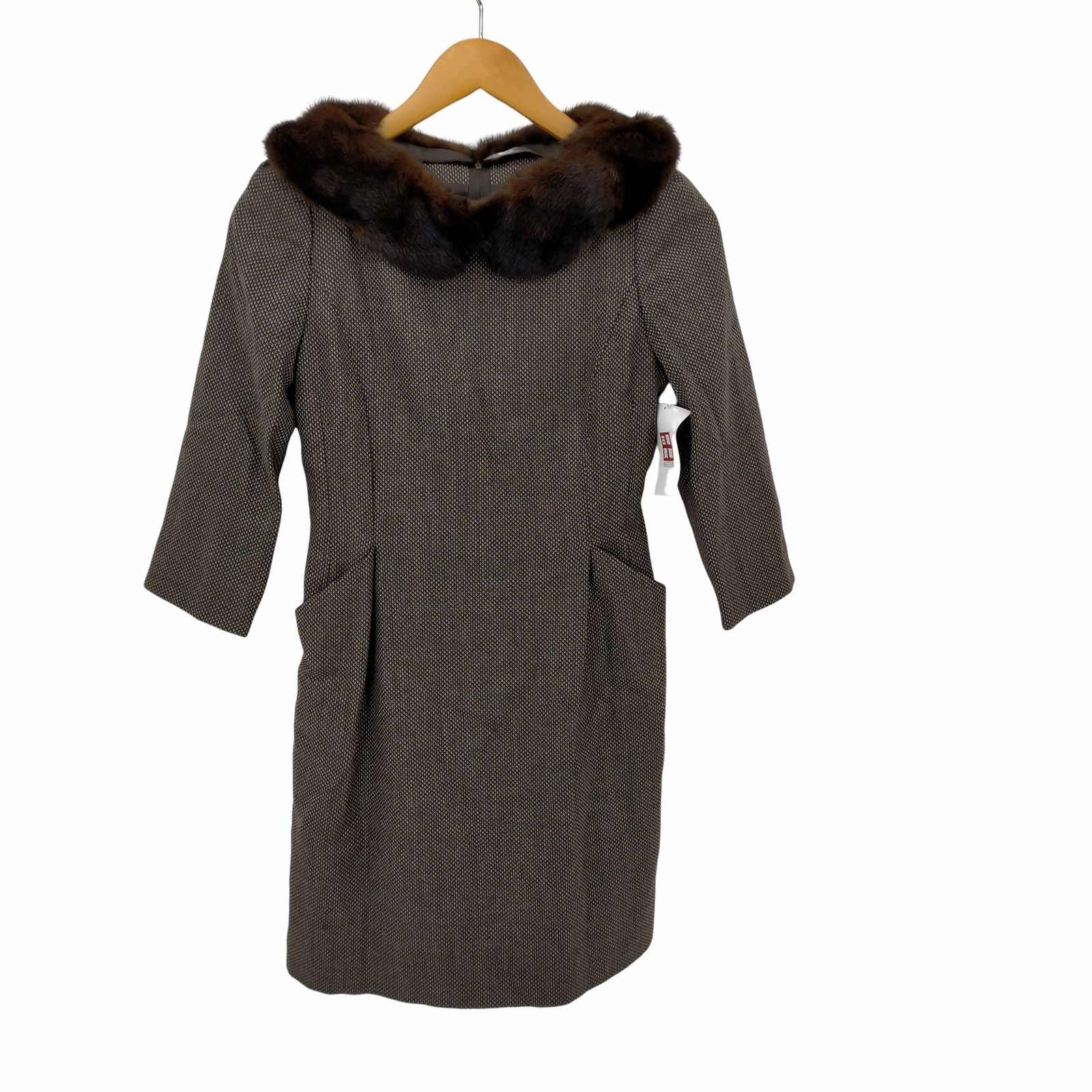 フォクシー FOXEY FOXEY BOUTIQUE ワンピース ミニ 七分袖 総柄