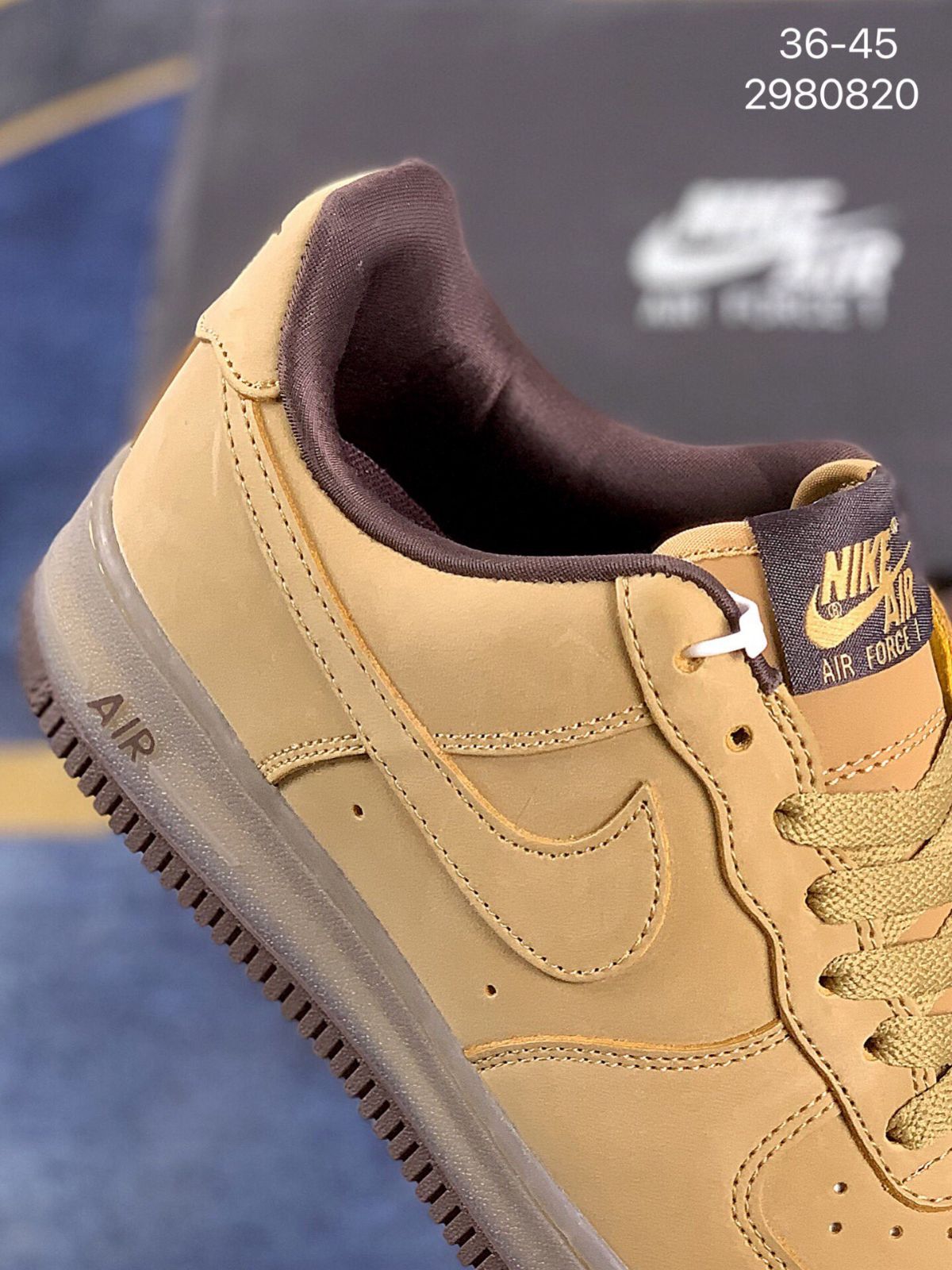 NIKE ナイキ AIR FORCE 1 LOW 'WHEAT MOCHA' エア フォース ワン ロー "ウィート モカ" メンズ レディース スニーカー WHEAT/WHEAT-DARK MOCHA ウィート/ウィート ダークモカ DC7504-700