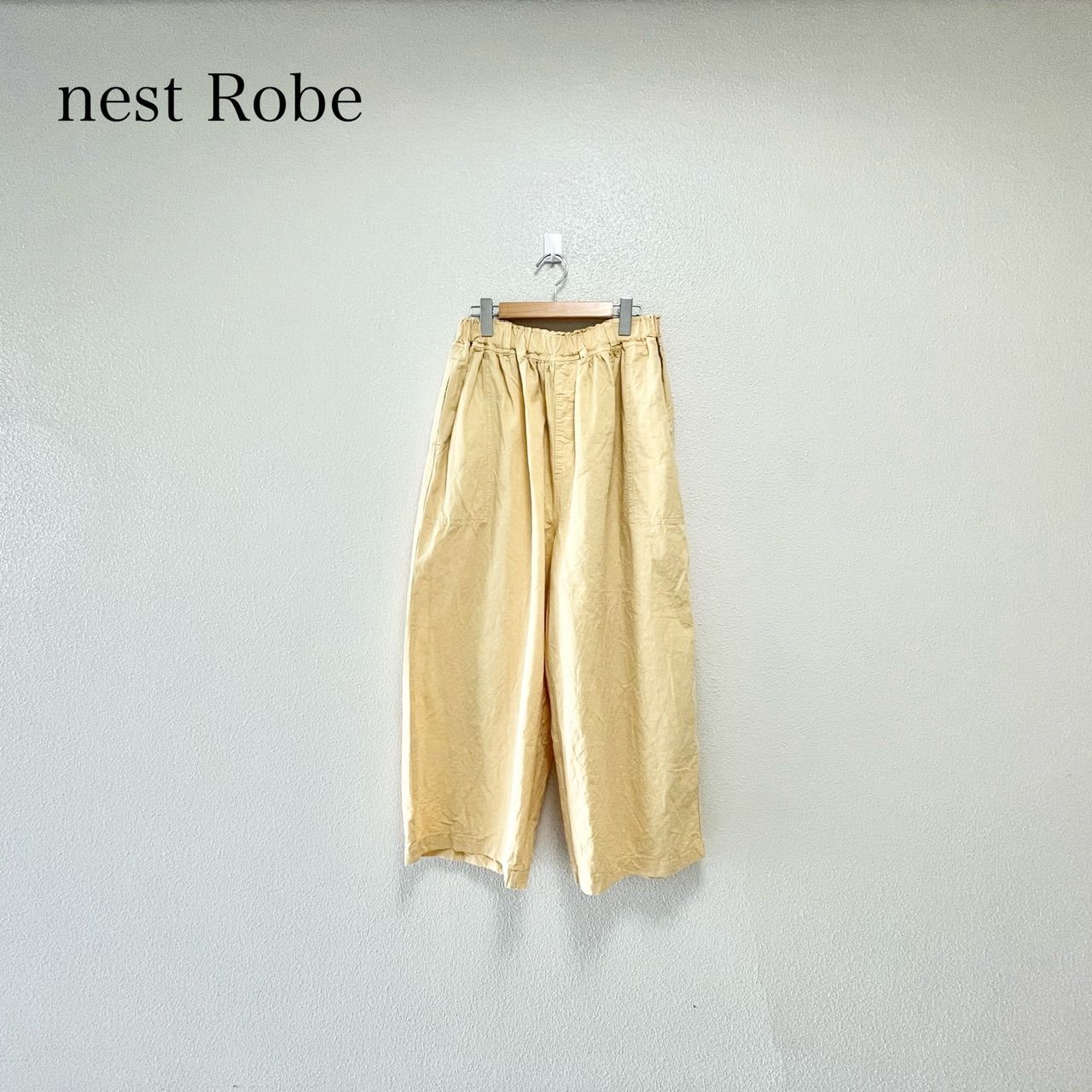 nest Robe コットンヘンプウェザー イージーパンツ nest Robe コットンヘンプウェザーイージーパンツ