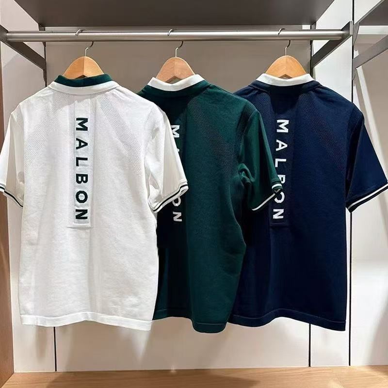 定番人気，豊富な malbon golf マルボンゴルフ ポロシャツ 練習用 半袖