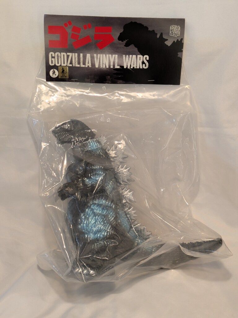 メディコム トイ GODZILLA VINYL WARS EX キャニオンクレスト ギドゴジ1991 クリアブラック