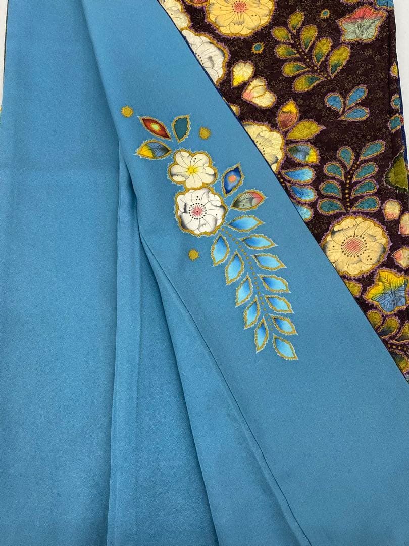 振袖 豪華 桐屋 翠山工房 辻ヶ花 金通し 絞り 身丈169cm - メルカリ