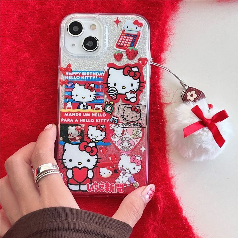 Sanrio Hello Kitty iPhone 15 Promax Case iPhone 14/12/13 Pro