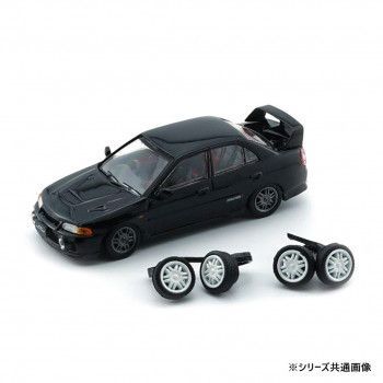 ビ-エムクリエイションズ 三菱 ランサー EVO IV ブラック LHD 1/64スケール 64B0280