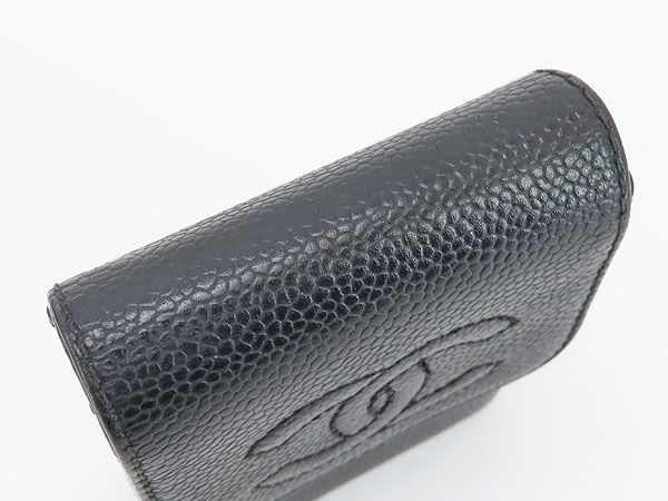 アイボリー×レッド 美品 CHANEL シャネル シガレットケース 小物入れ