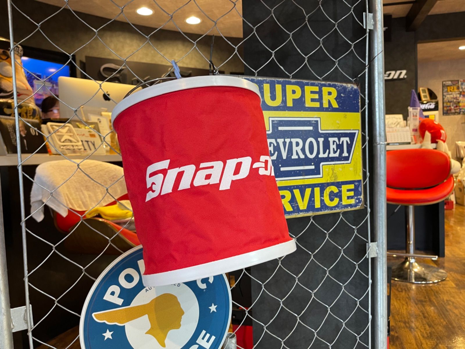 レア品 スナップオン snap-on 折り畳みバケツ ポップアップバケツ 