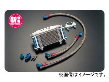 2輪 POSH Faith EARL’S オイルクーラーキット ＃6-10ROWS.4.5inch 362110-10 ヤマハ SR400/500 FI車除く ～2008年