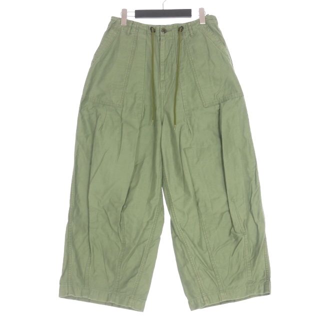 ニードルス ニードルズ Needles 6ポケ カーゴ ヒザデルパンツ H.D. Pant ワイドパンツ 2 カーキ 緑