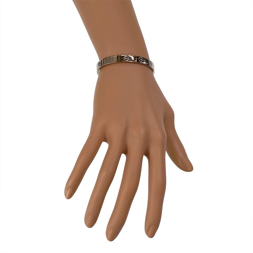 カルティエ　ラブブレス 楽天市場】【保証書付】カルティエ ラブブレス #20 SM YG ダイヤ